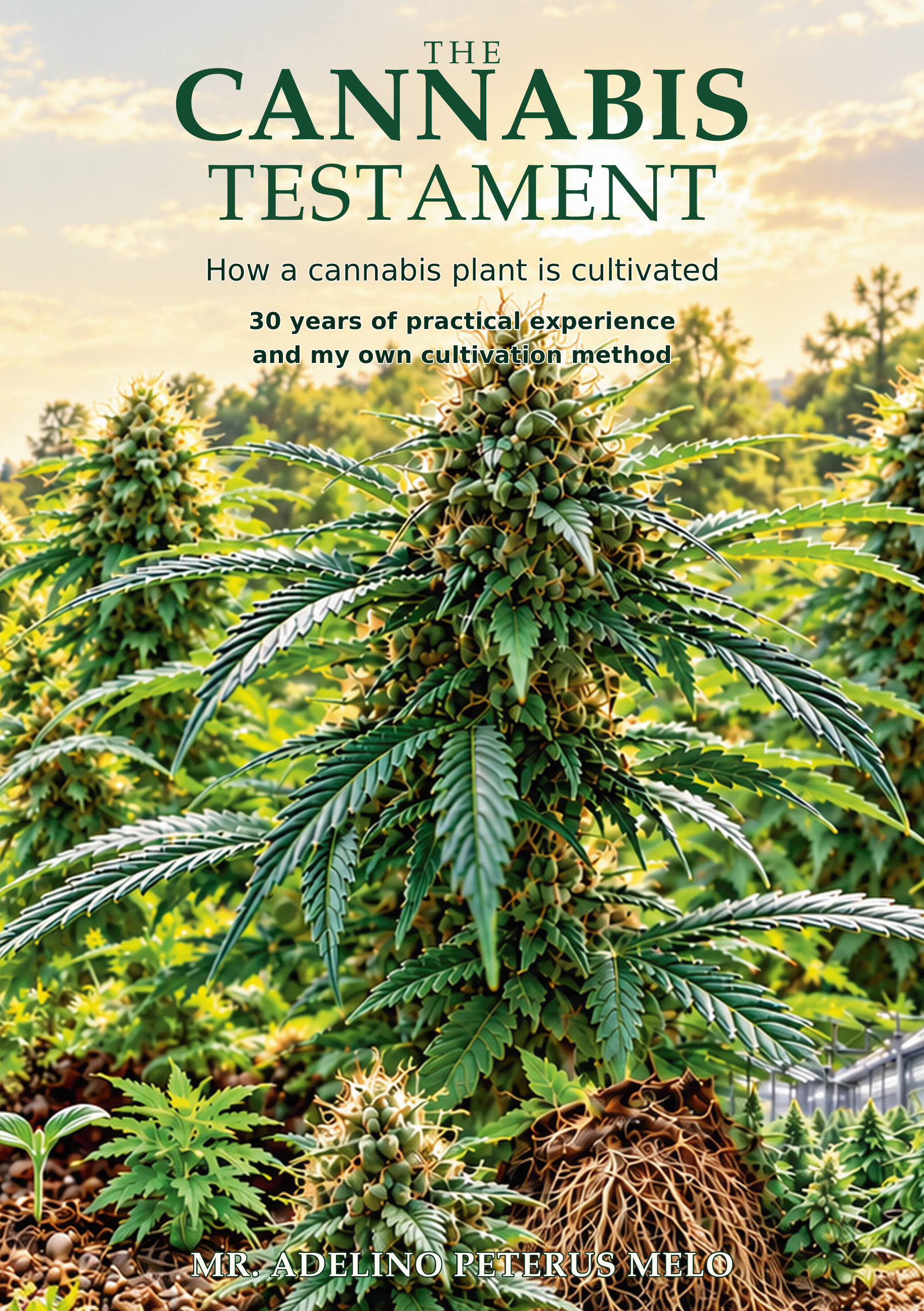 The original cover of The Cannabis Testament by Mr. Adelino Peterus Melo
